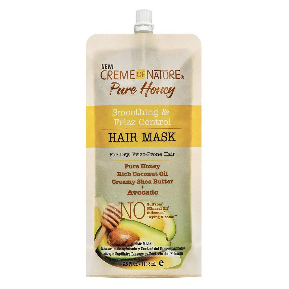 Creme of Nature Pure Honey Smoothing and Frizz Control Shea Butter Hair Mask 3.8Oz (112.3ml)